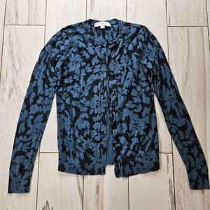 LOFT Flower Cardigan, (XS)